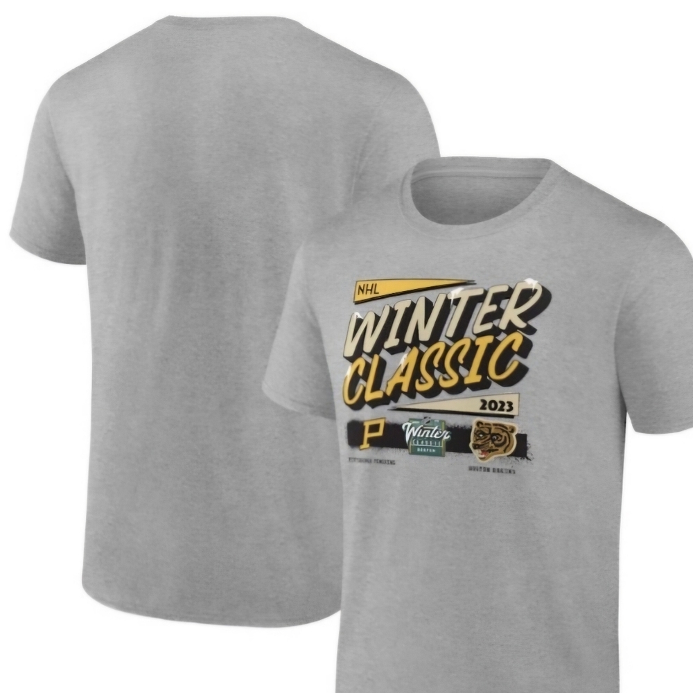Boston Bruins vs. Pittsburgh Penguins Fanatics Branded 2023 NHL Winter Classic T